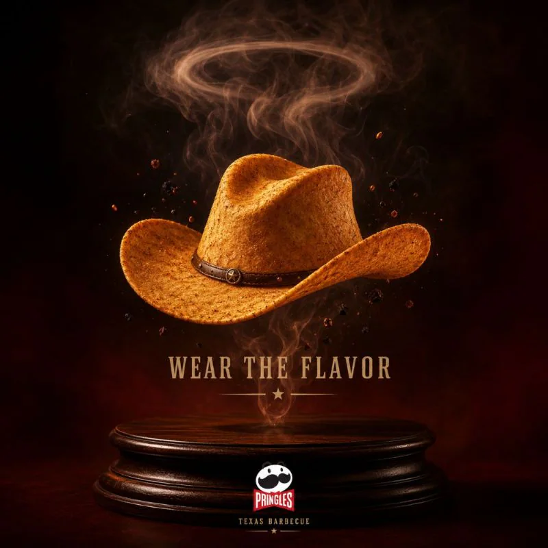 Pringles Texas Barbecue concept ad