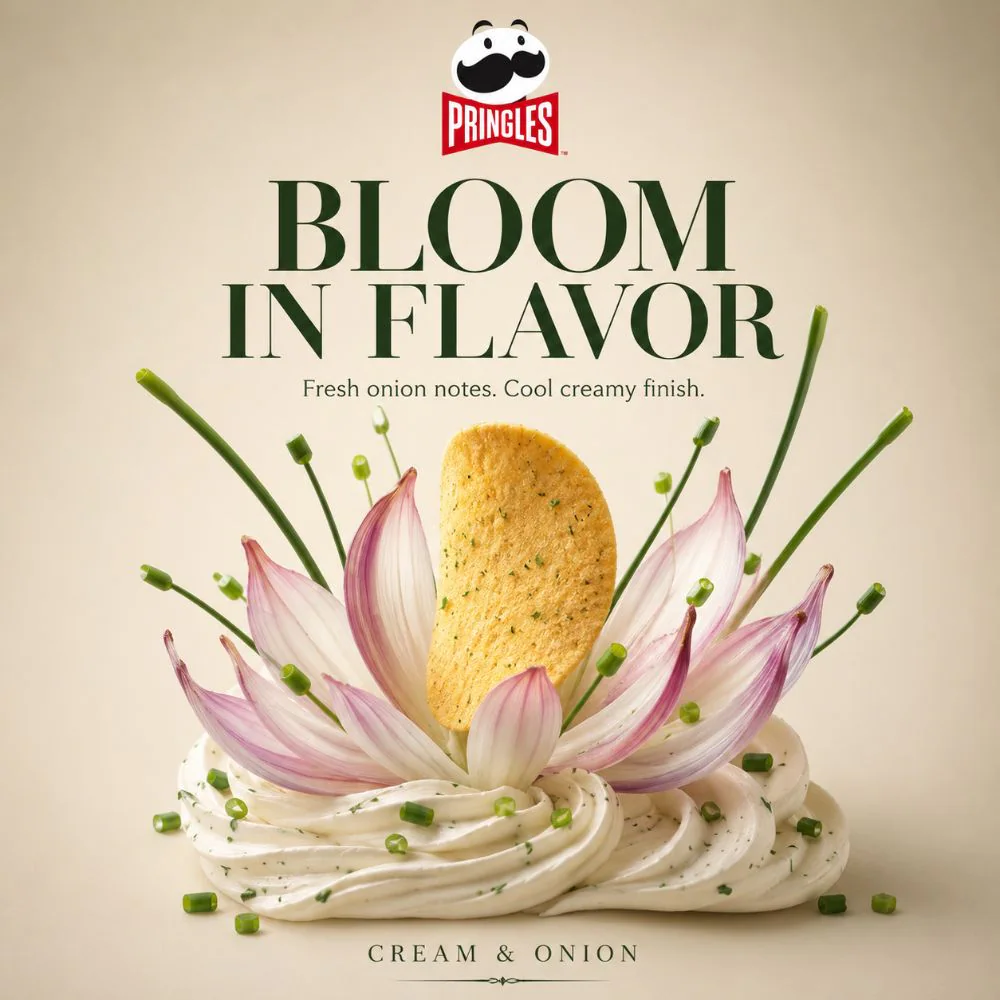 pringles conceptual ads — cream & onion visual 55