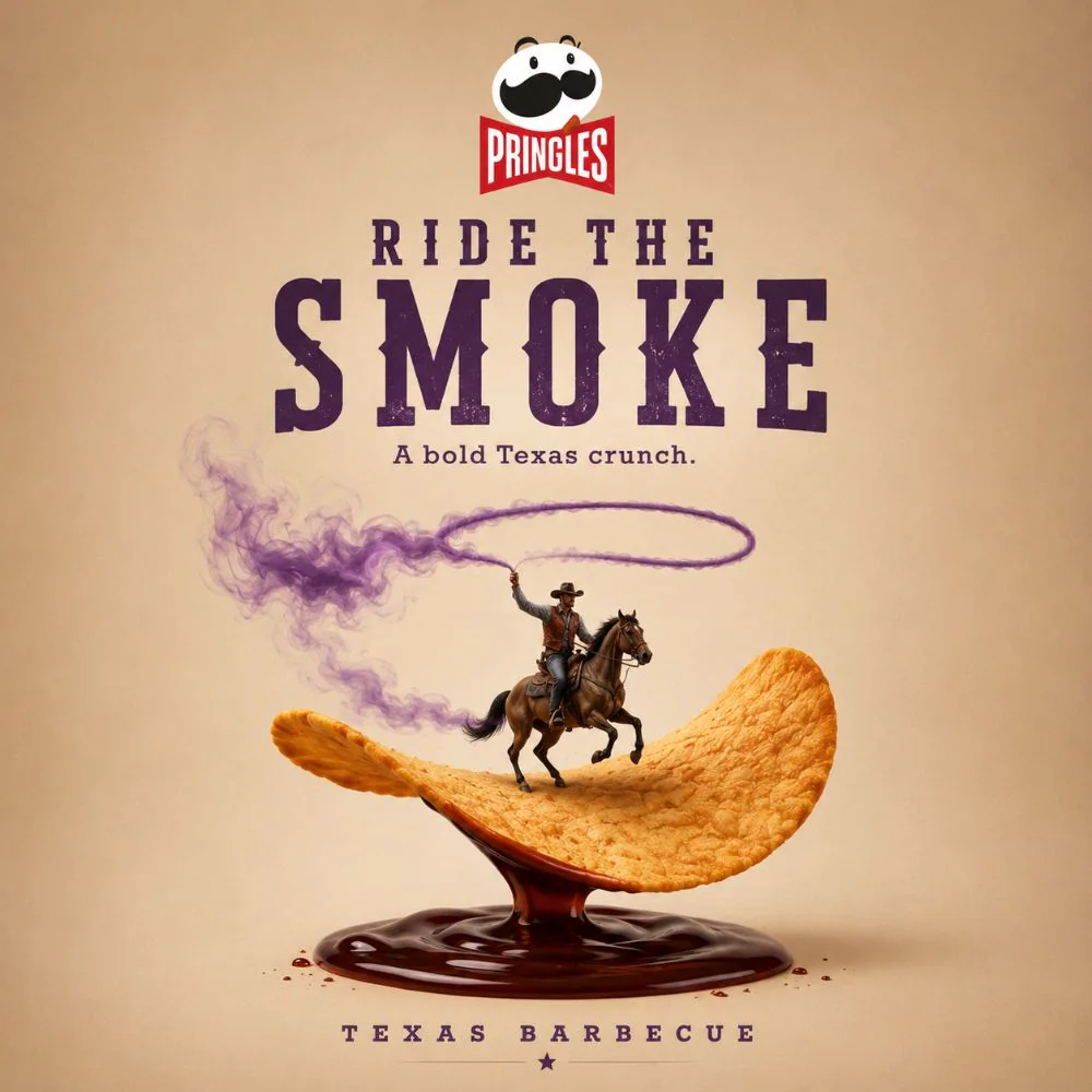 pringles conceptual ads — texas barbecue visual 53