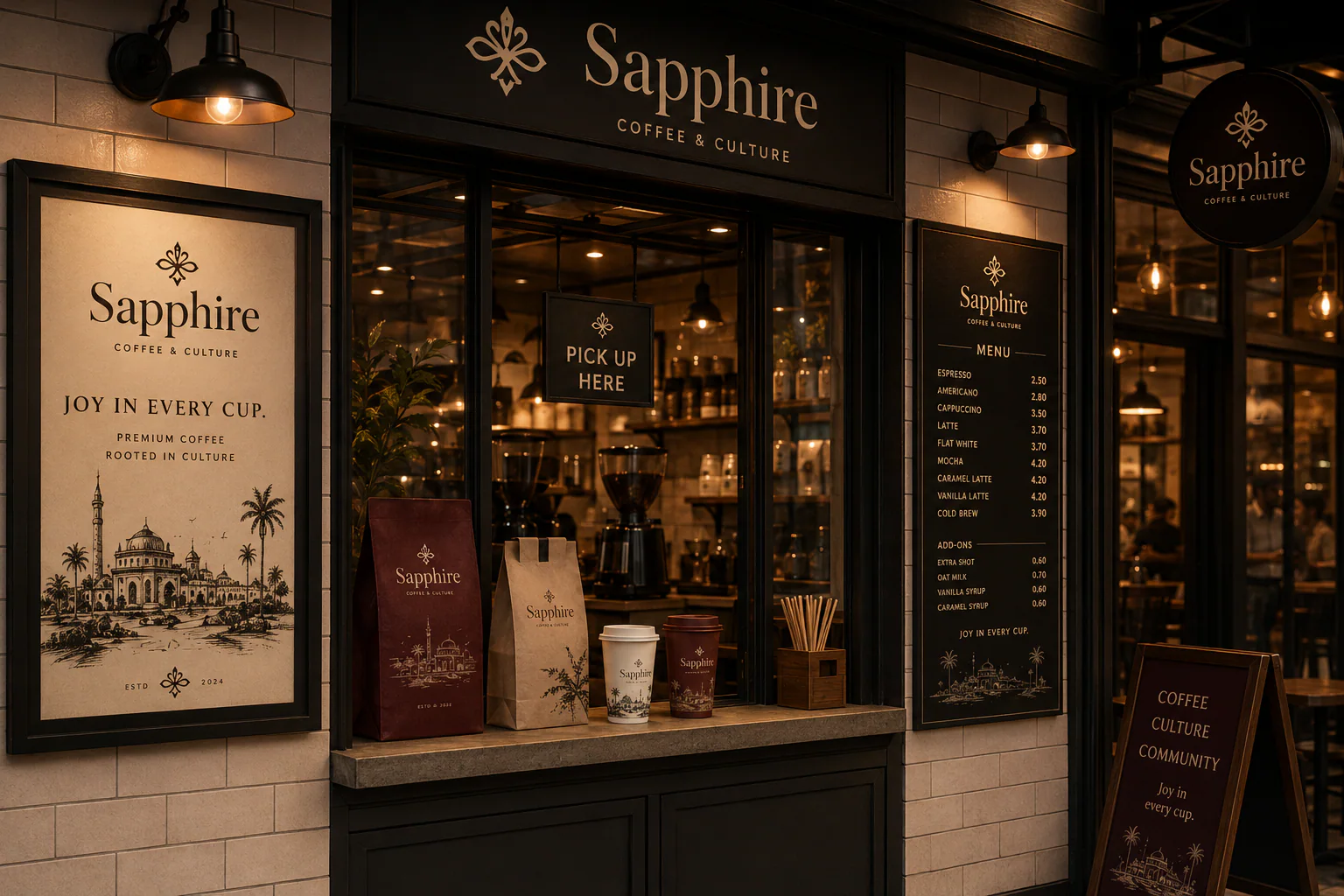 sapphire coffee & culture — in the wild visual 7